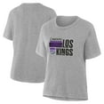 thumbnail image 1 of Women's Gray Sacramento Kings Noches Training T-Shirt, 1 of 3