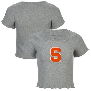 Women's Gray Syracuse Orange Baby Top T-Shirt