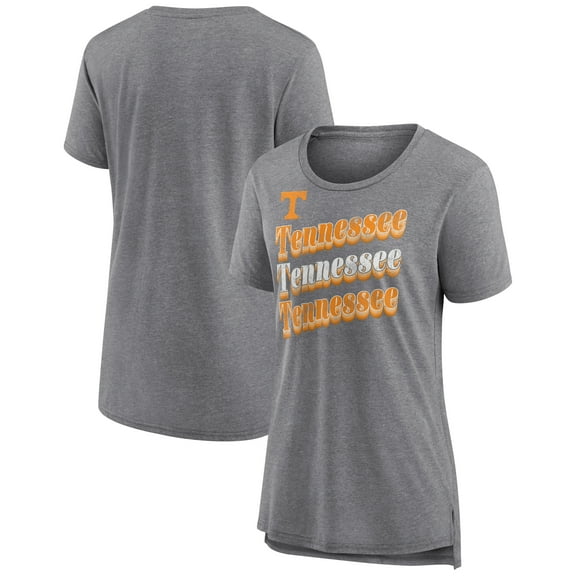 Women's Gray Tennessee Volunteers Classic Repeat Tri-Blend T-Shirt