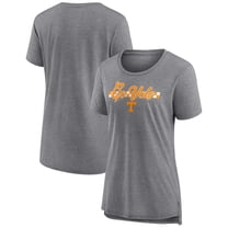 Women's Gray Tennessee Volunteers True Mascot Tri-Blend T-Shirt