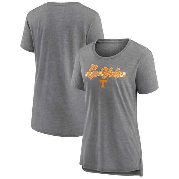 Women's Gray Tennessee Volunteers True Mascot Tri-Blend T-Shirt