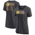 thumbnail image 1 of Women's Gray Texas Longhorns 2025 NCAA Softball Women's College World Series Champions Scores Tri-Blend Scoop Neck, 1 of 5