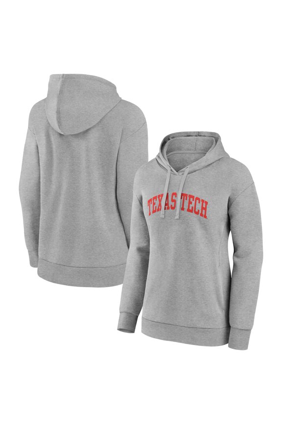 Women's Gray Texas Tech Red Raiders Arch Pullover Hoodie