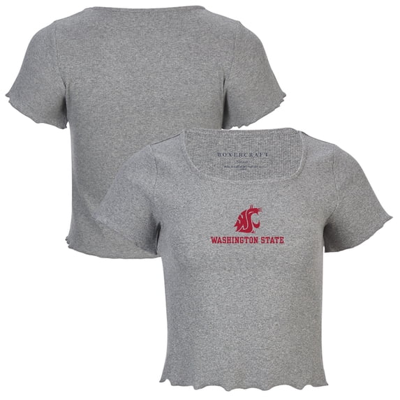 Women's Gray Washington State Cougars Baby Top T-Shirt