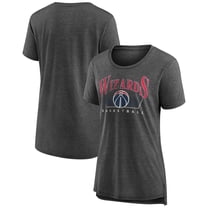 Women's Gray Washington Wizards Selection Tri-Blend T-Shirt