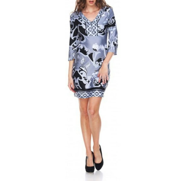Women's Greek Flower Mini Dress
