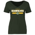 thumbnail image 1 of Women's Green Alaska Anchorage Seawolves Team Strong T-Shirt, 1 of 2