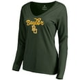 thumbnail image 1 of Women's Green Baylor Bears Freehand Long Sleeve T-Shirt, 1 of 3