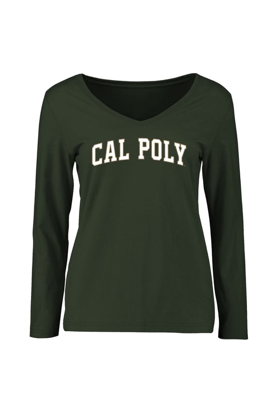 Women's Green Cal Poly Mustangs Everyday Long Sleeve T-Shirt