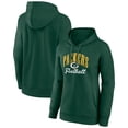 thumbnail image 1 of Women's Green Green Bay Packers Victory Script Pullover Hoodie, 1 of 3