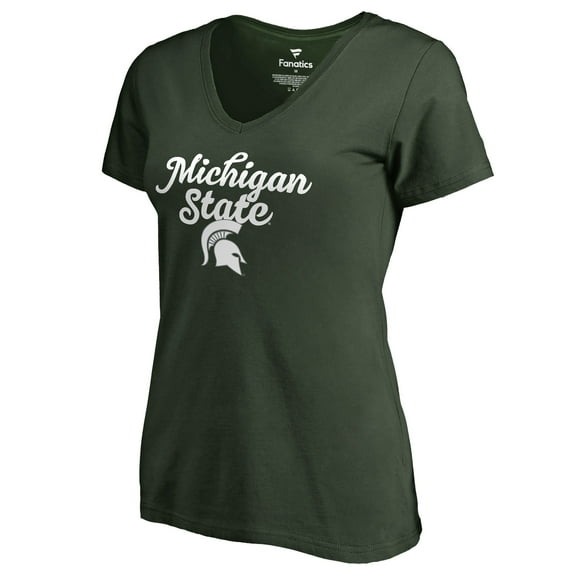 Women's Green Michigan State Spartans Freehand T-Shirt