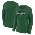 thumbnail image 1 of Women's Logo Athletic Green New York Jets Grip Long Sleeve T-Shirt, 1 of 3