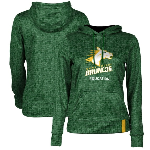 Women's Green SUNY Delhi Broncos Education Pullover Hoodie