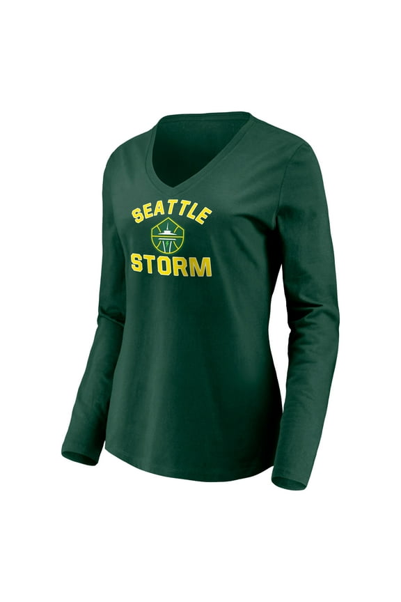 Women's Green Seattle Storm Overtime Long Sleeve T-Shirt