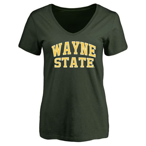 Women's Green Wayne State Warriors Everyday T-Shirt