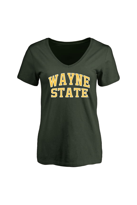 Women's Green Wayne State Warriors Everyday T-Shirt