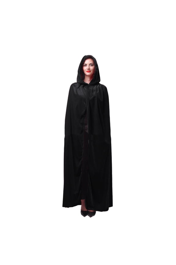Women's Grim Long Cloak Hooded Capes Couples Jacket Casual Women Dresses Body Midi Dresses for Women Women Dresses Summer Business Dresses for Women Women's Summer Dresses with Pockets Casual Floral