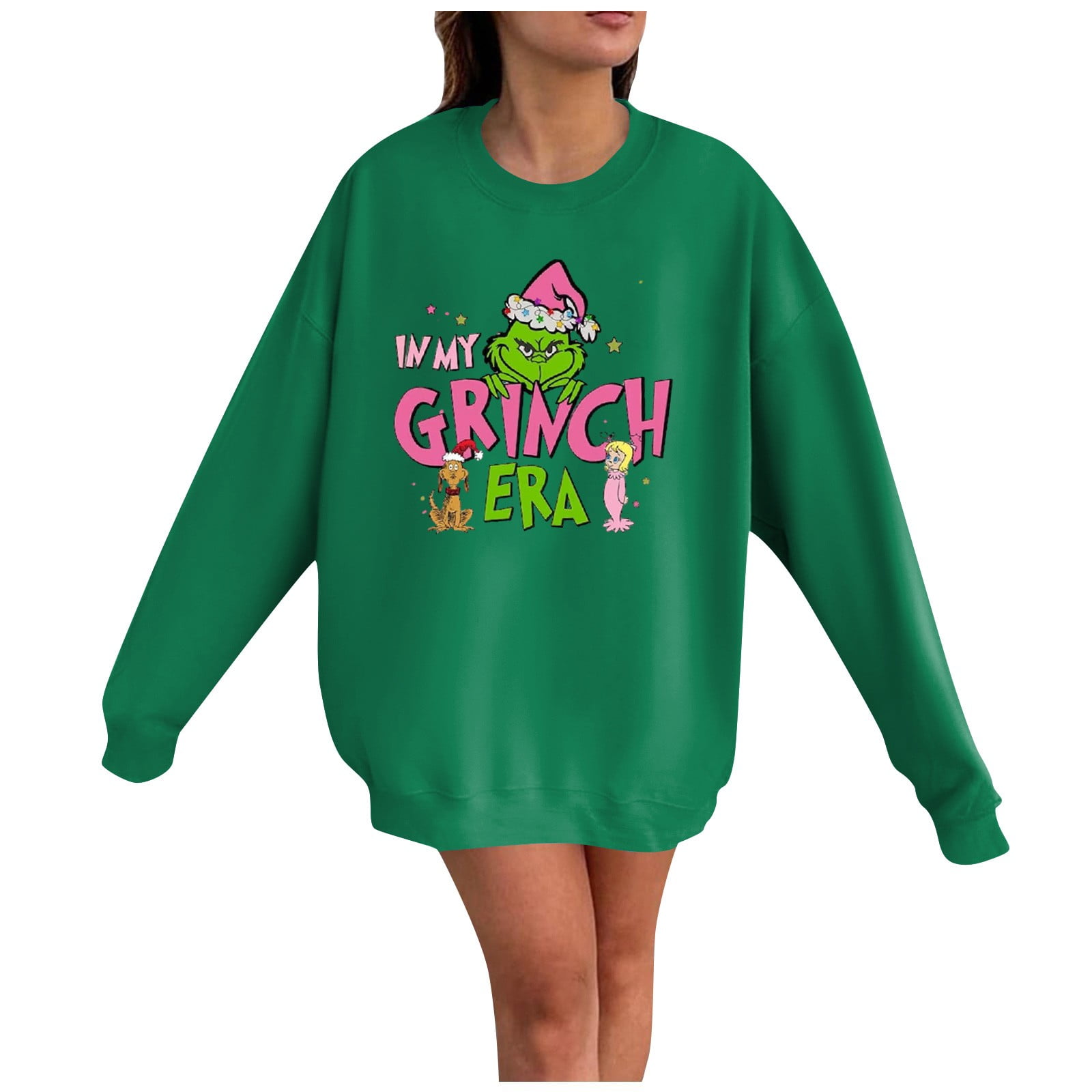 Anniecloth grinch sweatshirt hotsell