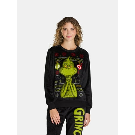 Women's Grinch Sleep Top