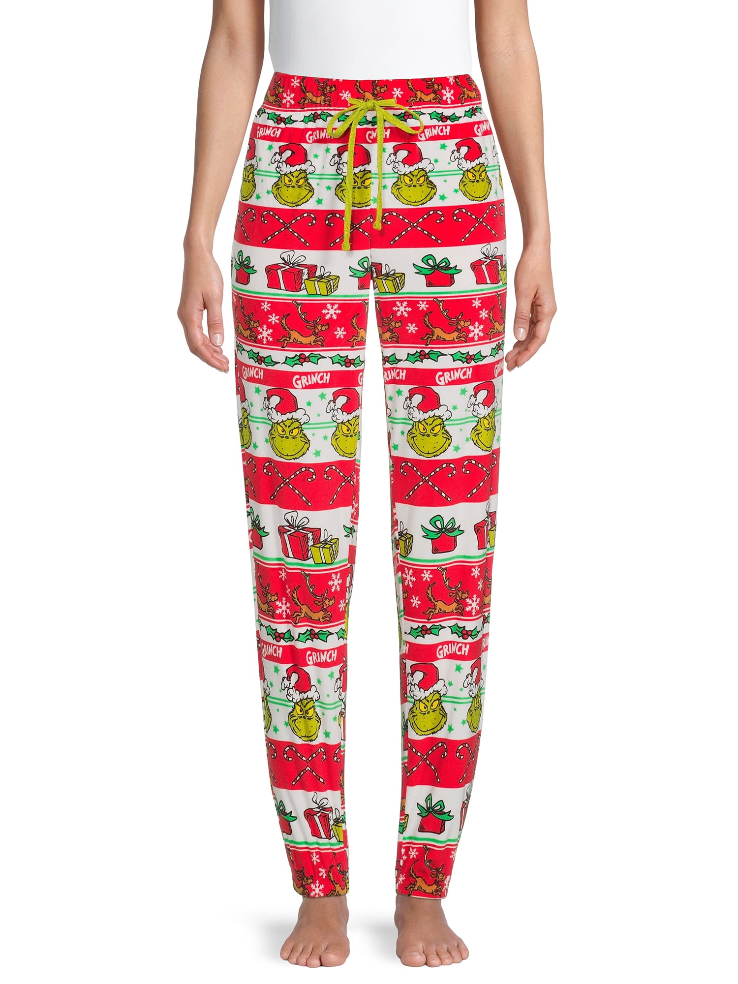 Women's Grinch and Max Velour Joggers - Walmart.com