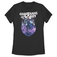 thumbnail image 1 of Women's Guardians of the Galaxy Vol. 3 Star-Lord Logo  Graphic Tee Black X Large, 1 of 4