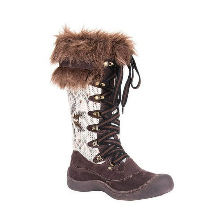 Knee High Gwen Tall Lace Up Boot NWT M $150 Muk Luks MUKLUKS GWEN