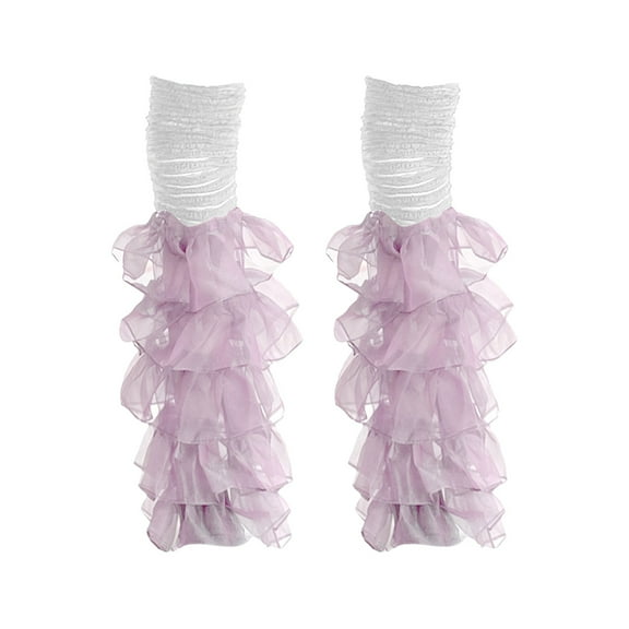 Women's Gyaru Fluffy Leg WarmersGoth Leg Warmers Rib Knit Lolita Girls Boot Socks