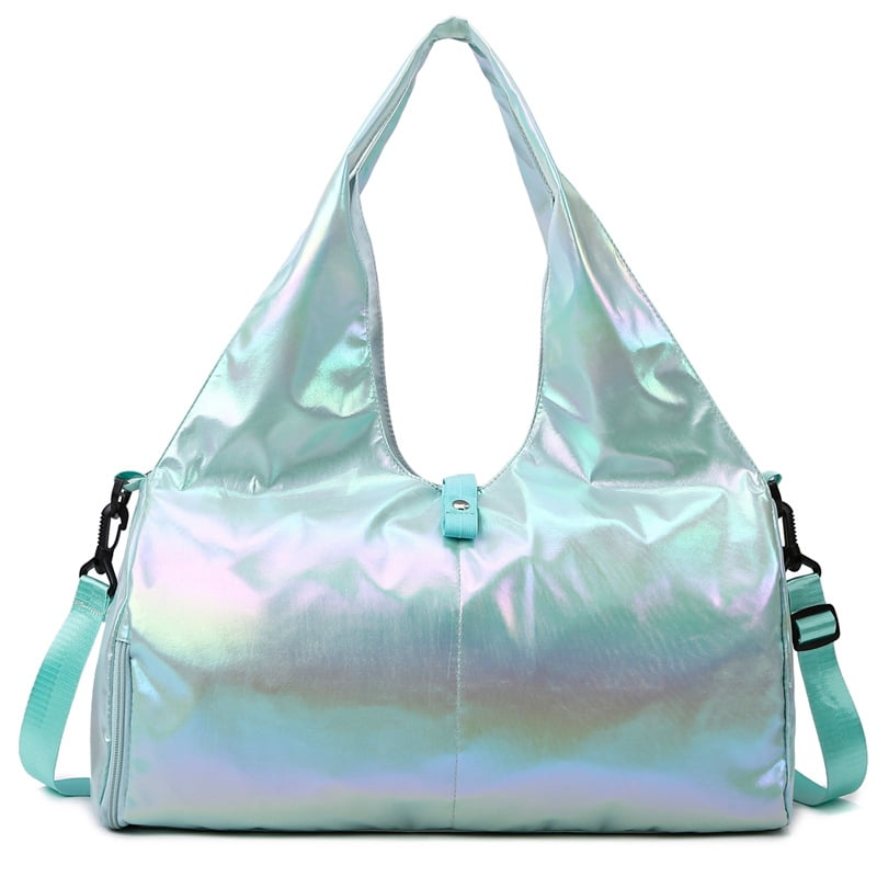 Women's Gym Bag, Kids Duffel Bag with Shoe Compartment, Waterproof Sports Tote - Great for Yoga, Exercise and Travel