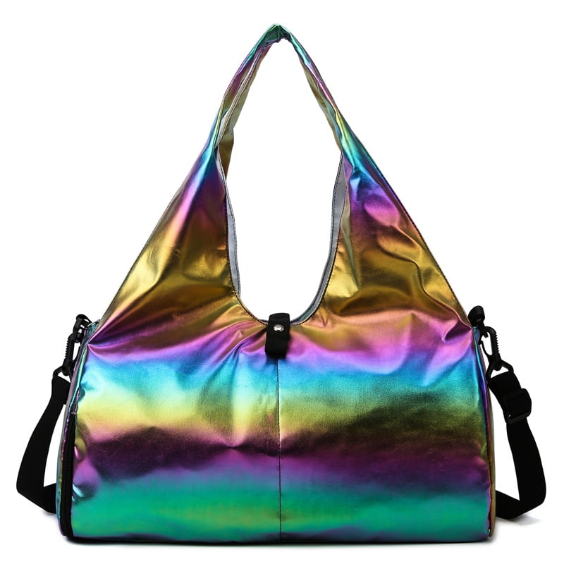 Women's Gym Bag, Kids Duffel Bag with Shoe Compartment, Waterproof Sports Tote - Great for Yoga, Exercise and Travel