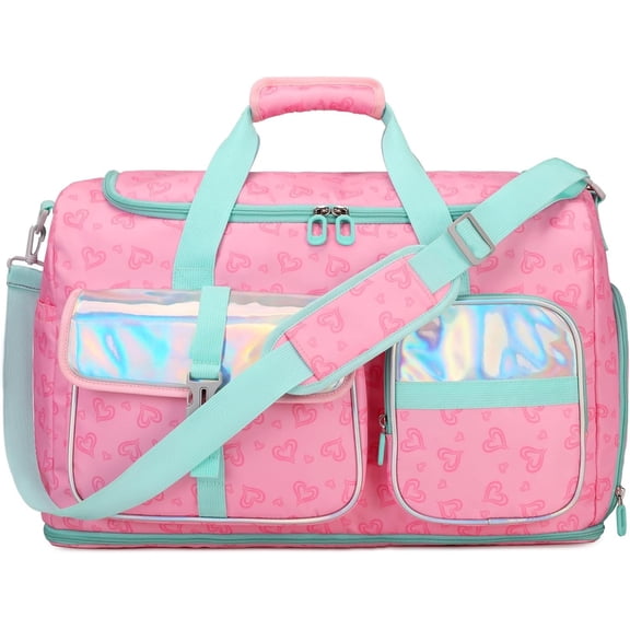 Women's Gym Bag Travel Duffel 8L Expandable with Shoe Compartment Wet Pocket for Yoga Fitness Overnight Weekender  Checkered