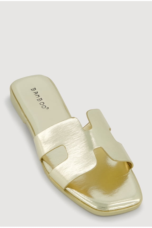 Women's H Band Open Toe Slide Sandals