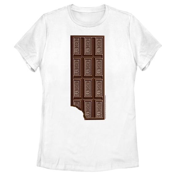 Women's HERSHEY'S Classic Bar Bite Graphic Tee White X Large