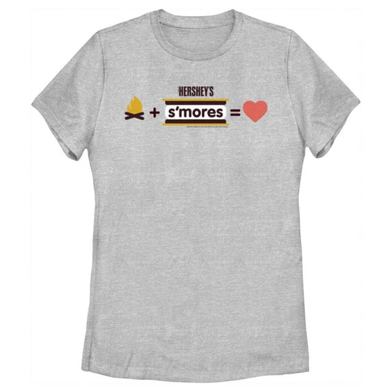 Women's HERSHEY'S S'mores Equation Graphic Tee Athletic Heather 2X Large