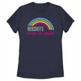 thumbnail image 1 of Women's HERSHEY'S State of Mind Rainbow  Graphic Tee Navy Blue 2X Large, 1 of 4