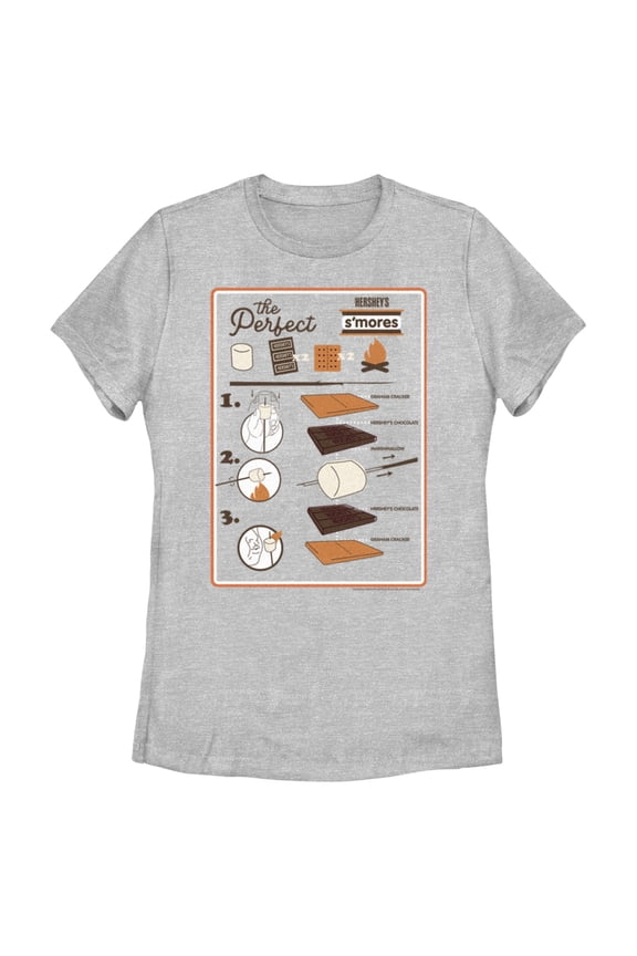 Women's HERSHEY'S The Perfect S'mores  Graphic Tee Athletic Heather Medium