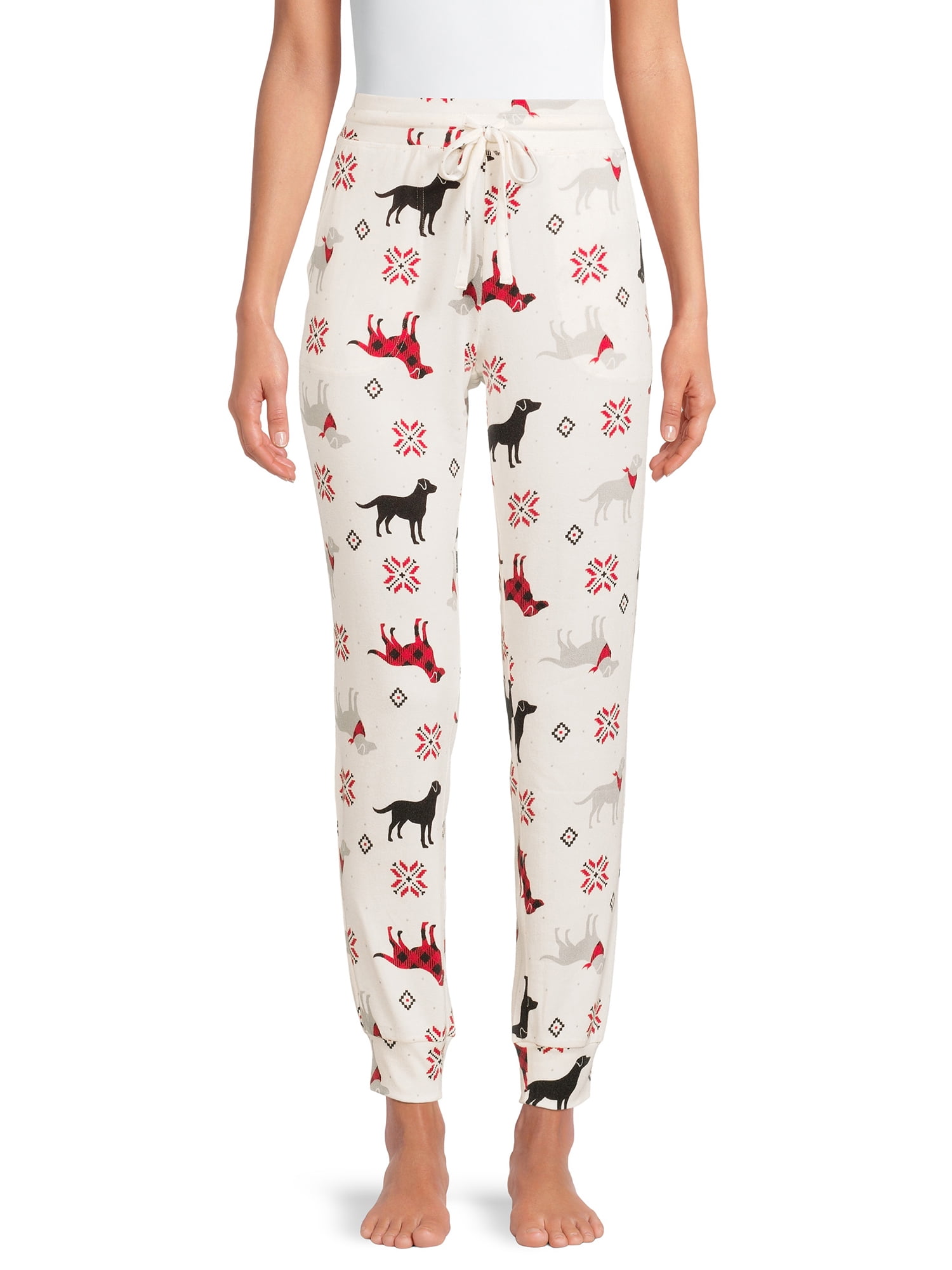 Women's Hacci Knit Pajama Jogger Pants, Sizes S to 3X - Walmart.com