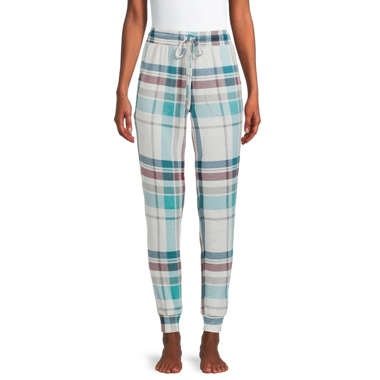 Women s Hacci Knit Pajama Jogger Pants Sizes S to 3X Walmart