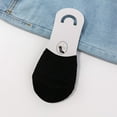 thumbnail image 1 of Women's Half Toe Socks,Thin Forefoot Liner Half Socks for Flats,Invisible Foot Cover Socks for Slippers,Breathable Short Cut Socks for Casual Wear Black One Size, 1 of 4