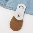 thumbnail image 1 of Women's Half Toe Socks,Thin Forefoot Liner Half Socks for Flats,Invisible Foot Cover Socks for Slippers,Breathable Short Cut Socks for Casual Wear Coffee One Size, 1 of 5