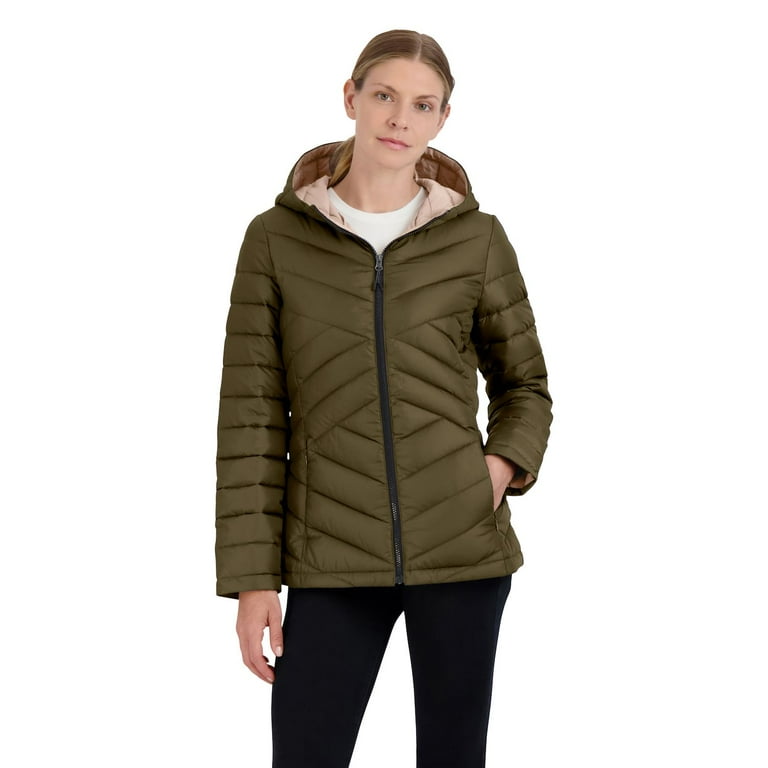 Women s Halitech Packable Puffer Jacket Color Ivy Green Size X LARGE