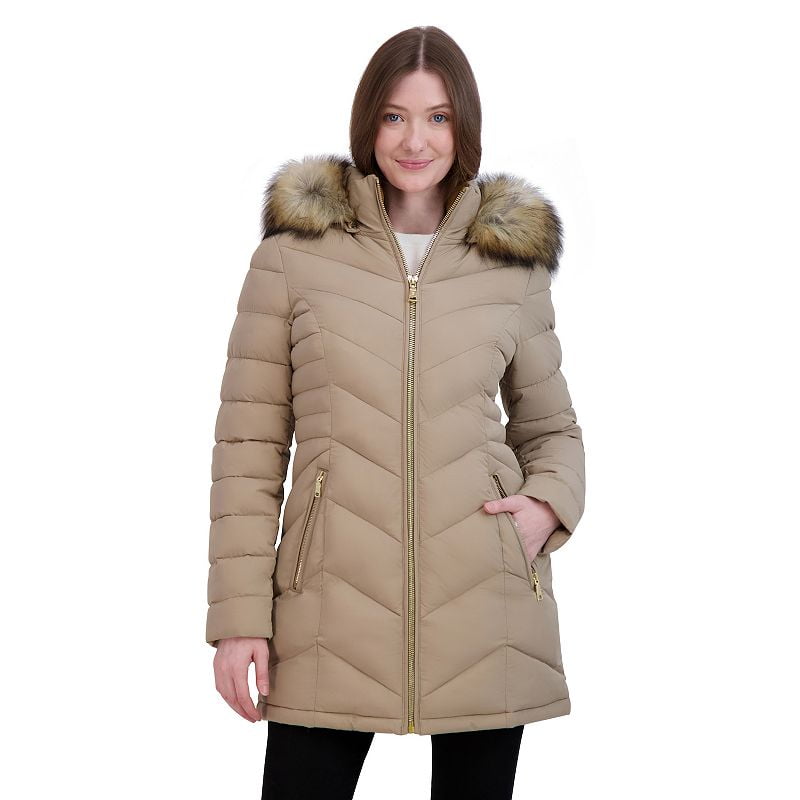 Women s Halitech Puffer Jacket Size Large Beige