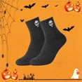 thumbnail image 1 of Women's Halloween Embroidered Socks JIANLAI | Halloween socks Holiday Cute Novelty Cotton Elastic Lightweight Ankle Socks, 1 of 9