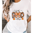thumbnail image 1 of Women's Halloween Graphic T-Shirt, BOO in Boujee Print with Ghost and Pumpkins, Short Sleeve, S-4XL, 1 of 5