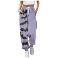 thumbnail image 1 of Women's High Waisted Sweatpants Athletic Pants Baggy Joggers Lounge Workout Jogging with Pockets, 1 of 4