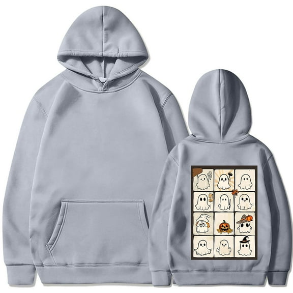 Women's Halloween Hoodies Sweatshirt with Pockets Long Sleeve Fashion Casual Hooded Sweatshirt Tops