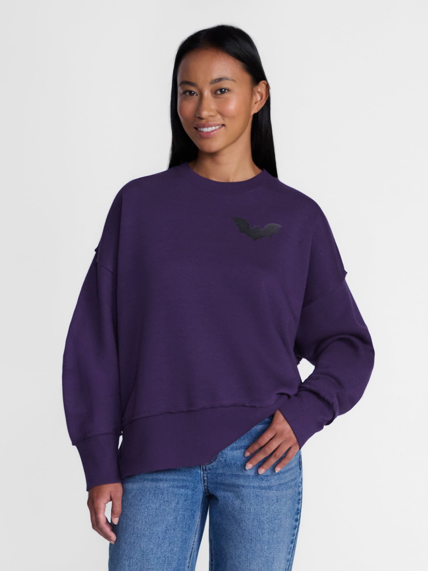 Women's Halloween It's Witching Hour Graphic Fleece from Way to Celebrate, Sizes S-4X