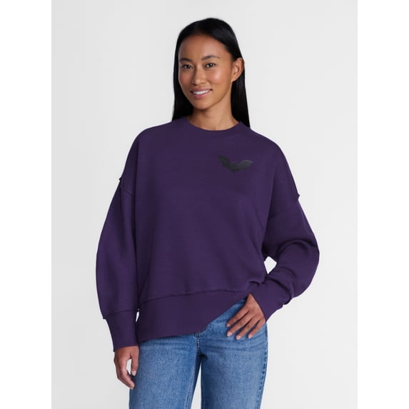 Women's Halloween It's Witching Hour Graphic Fleece from Way to Celebrate, Sizes S-4X