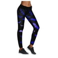 thumbnail image 1 of Women's Halloween Print Leggings Casual Stretchy Full Length Base Pants Soft Comfortable Yoga Workout Tights, 1 of 1