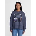thumbnail image 1 of Women's Halloween Salem Book Club Graphic Fleece from Way to Celebrate, Sizes S-4X, 1 of 5