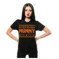 thumbnail image 1 of Women's Halloween Shirt Mummy Halloween Costume Mom Halloween Gifts Mother Mom Pumpkin Witch Shirts, 1 of 6